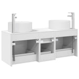 Bathroom Furniture Set 3 pcs White 49.5 x 44.5 x 65.5 cm 3405955