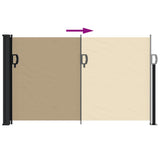 Retractable Side Awning Beige 117x300 cm 4004285