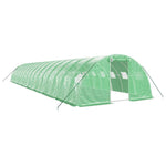 Greenhouse with Steel Frame Green 64 m² 16x4x2 m 3188067
