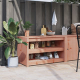 Outdoor Kitchen Cabinet MEPPEL 106x55x64 cm Solid Wood Douglas 832336