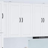 Wall Cabinet PORTO White 40 x 31 x 100 cm Engineered Wood 885465