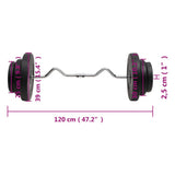 Curl Barbell with Plates 60 kg 3145019