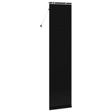 Venetian Blind Black 65 x 250 cm 35 mm Solid Paulownia Wood 42015509
