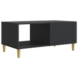Coffee Table Black 90 x 50 x 40 cm Engineered Wood 894726