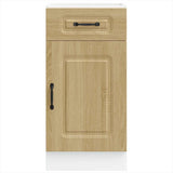 Kitchen Base Cabinet Kalmar Sonoma Oak Engineered Wood 853470