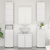 Bathroom Furniture Set TULUM 5 pcs High Gloss White 3398058