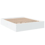 Bed Frame without Mattress White 150x200 cm 3281007