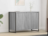 Side Cabinet Grey Sonoma 79 x 36 x 75 cm Engineered Wood 886603