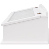Cutlery Tray MDF White Baroque Style 242645