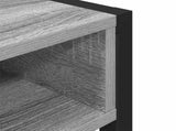 Desk with Storage Grey Sonoma 100 x 50 x 75 cm Engineered Wood 886477