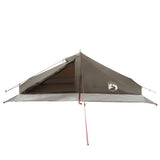 Backpacking Tent Brown and Grey 2-Person 42019369