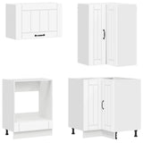 Kitchen Unit LUCCA 8 pcs White Engineered Wood 3438391