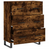 Sideboard Smoked Oak 69.5x34x90 cm Engineered Wood 827881
