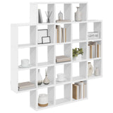 Wall Shelf White 100 x 13 x 100 cm Engineered Wood 8012244