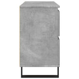 Bathroom Sink Cabinet Concrete Grey 80x33x60 cm Engineered Wood 857237