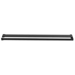 ZNTS Shower Shelf for Walk-in Shower Wall Black 90 cm Aluminium 153616