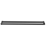 ZNTS Shower Shelf for Walk-in Shower Wall Black 90 cm Aluminium 153616