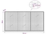 Gabion with 3.5 mm Wire and 5x2.5 cm Mesh 150x20x100 cm 3461661