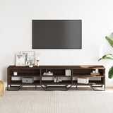 TV Cabinet Brown Oak 180x34x41 cm Engineered Wood 848578