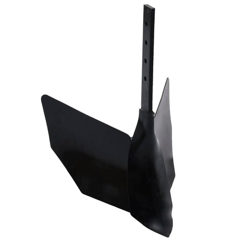 Tiller Plough Attachment Black Metal 146267
