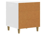 Bedside Cabinet with Drawer High Gloss White 43 x 41 x 66.5 cm 894559