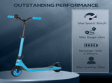 Electric Scooter, 120W Motor E-Scooter, Adjustable Height, Rear Brake for Ages 6 Years - Blue T3398P349442