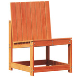 3 Piece Garden Lounge Set Wax Brown Solid Wood Pine 844661