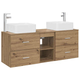 Bathroom Cabinet Set 3 pcs Artisan Oak 49.5 x 41 x 63 cm 3405826