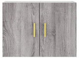 Wall Cabinet Grey Sonoma Engineered Wood Medium Wall Cabinet 829954