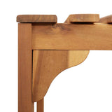 Hot Tub Surround Solid Acacia Wood Brown 3334764