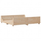 Bed Frame without Mattress 180x200 cm Super King Solid Wood Pine 3302273