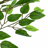 Artificial Ficus Plant 1260 Leaves 200 cm Green 4103587