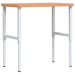 Workbench 100x60x cm Solid Wood Beech Rectangular 3309707