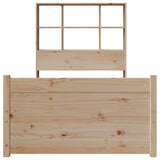 Bookcase Bed without Mattress 90x200cm Solid Wood Pine 3322465