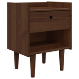 Bedside Table BILBAO Dark Caramel 45 x 35 x 59 cm 42041340