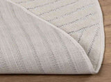 Area Rugs Round PALMERAS Cream 200 CM Polyester 42022582