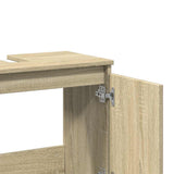 Sink Cabinet Sonoma Oak 58x33x60 cm Engineered Wood 847408