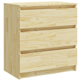 Bedside Cabinet 60x36x64 cm Solid Pinewood 808093