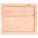 Table Top 60x50x cm Untreated Solid Wood Oak 3156285
