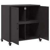 Sideboard Black 68x39x72 cm Steel 846656