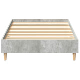 Bed Frame Concrete Grey 80 x 200 cm Engineered Wood 8009064