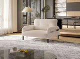GOMYWAY corduroy fabric, comfortable monochrome single person wide seat chair, suitable for living W2678P422244