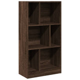 Bookcase Brown Oak 57x28.5x107.5 cm Engineered Wood 848009