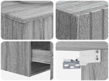 Bathroom Furniture Set 3 pcs Grey Sonoma 33 x 34.5 x 160 cm 3406089