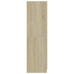 ZNTS Wardrobe Sonoma Oak 80x52x180 cm Engineered Wood 800642