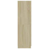 ZNTS Wardrobe Sonoma Oak 80x52x180 cm Engineered Wood 800642
