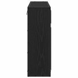 Wall Shelf with Shelf Wall-mounted Black Oak 65 x 20 x 60 cm 883610