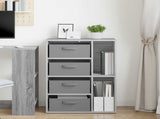 Sideboard with Drawer Grey Sonoma 60 x 33.5 x 84 cm 8000473