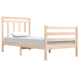 Bed Frame without Mattress 90x200 cm Solid Wood 3105300