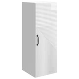 Wall-Mounted Cabinet High Gloss White 33 x 34.5 x 90 cm 898589